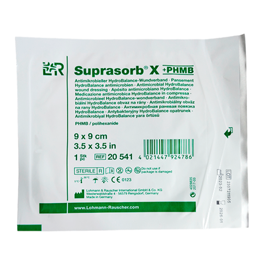 APÓSITO SUPRASORB X + PHMB 9 X 9