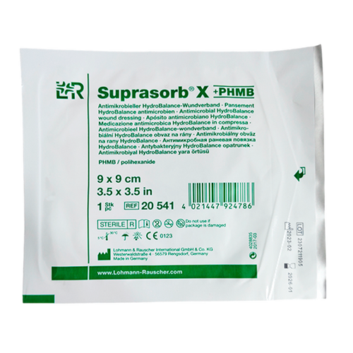 APÓSITO SUPRASORB X + PHMB 9 X 9
