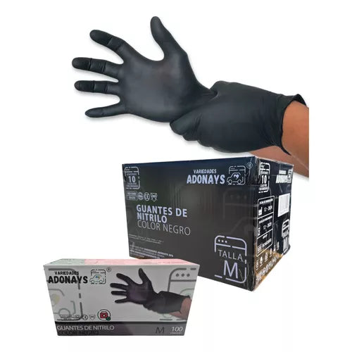 EMBALAJE GUANTES NITRILO NEGRO