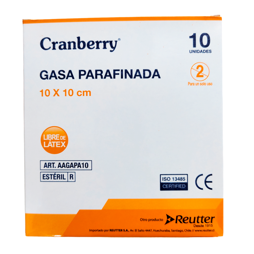 GASA PARAFINADA 10 X 10 CAJA