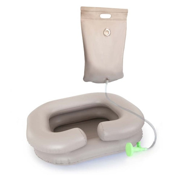 LAVA PELO PORTATIL INFLABLE CON DUCHA