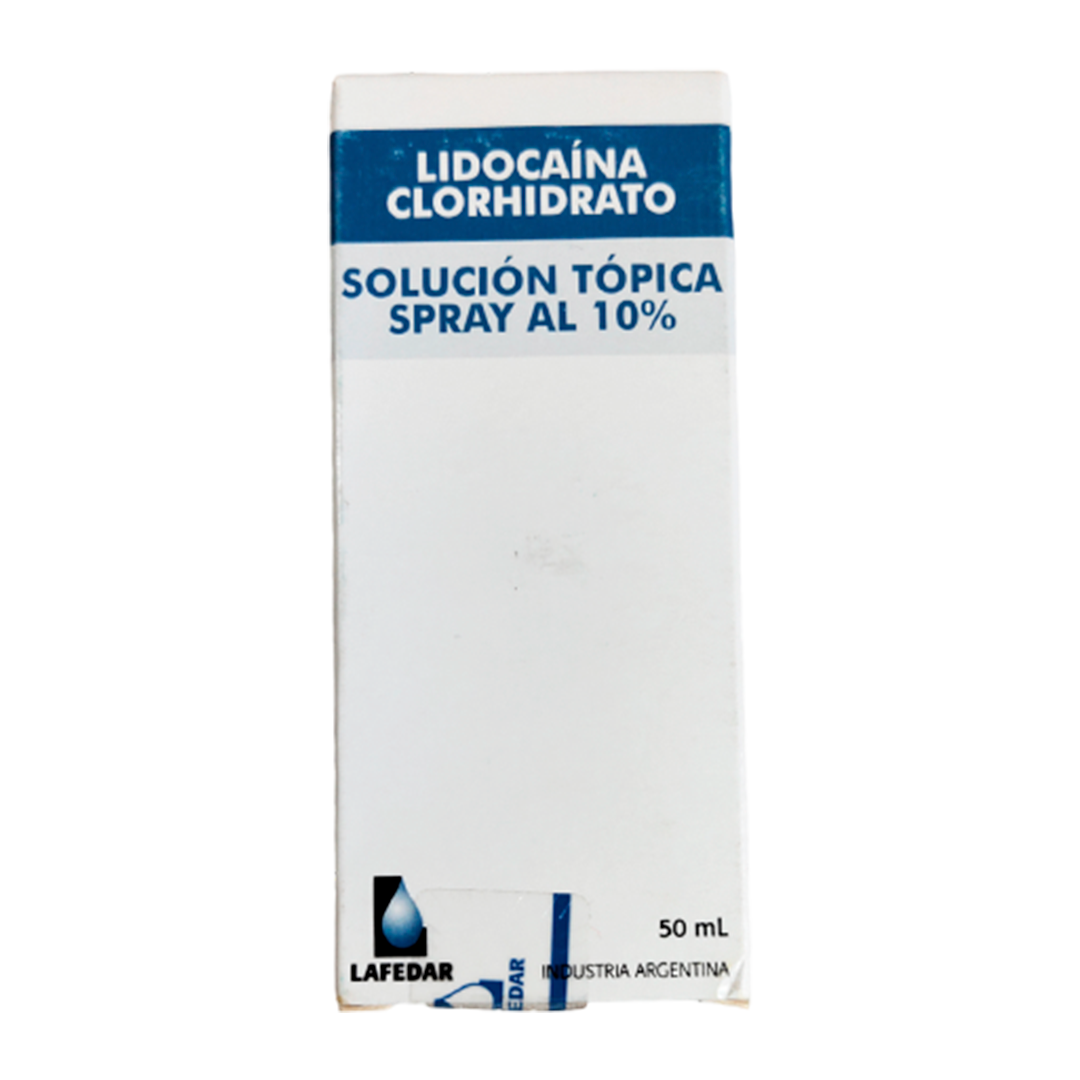 LIDOCAÍNA EN SPRAY 10%