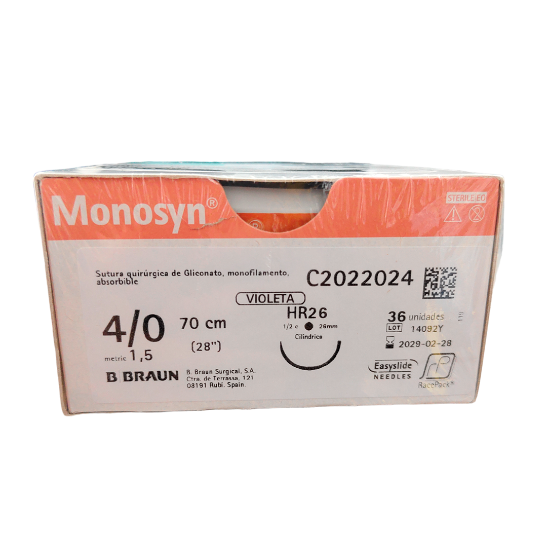 MONOCRYL 4/0 MONOFILAMENTO ABSORBIBLE