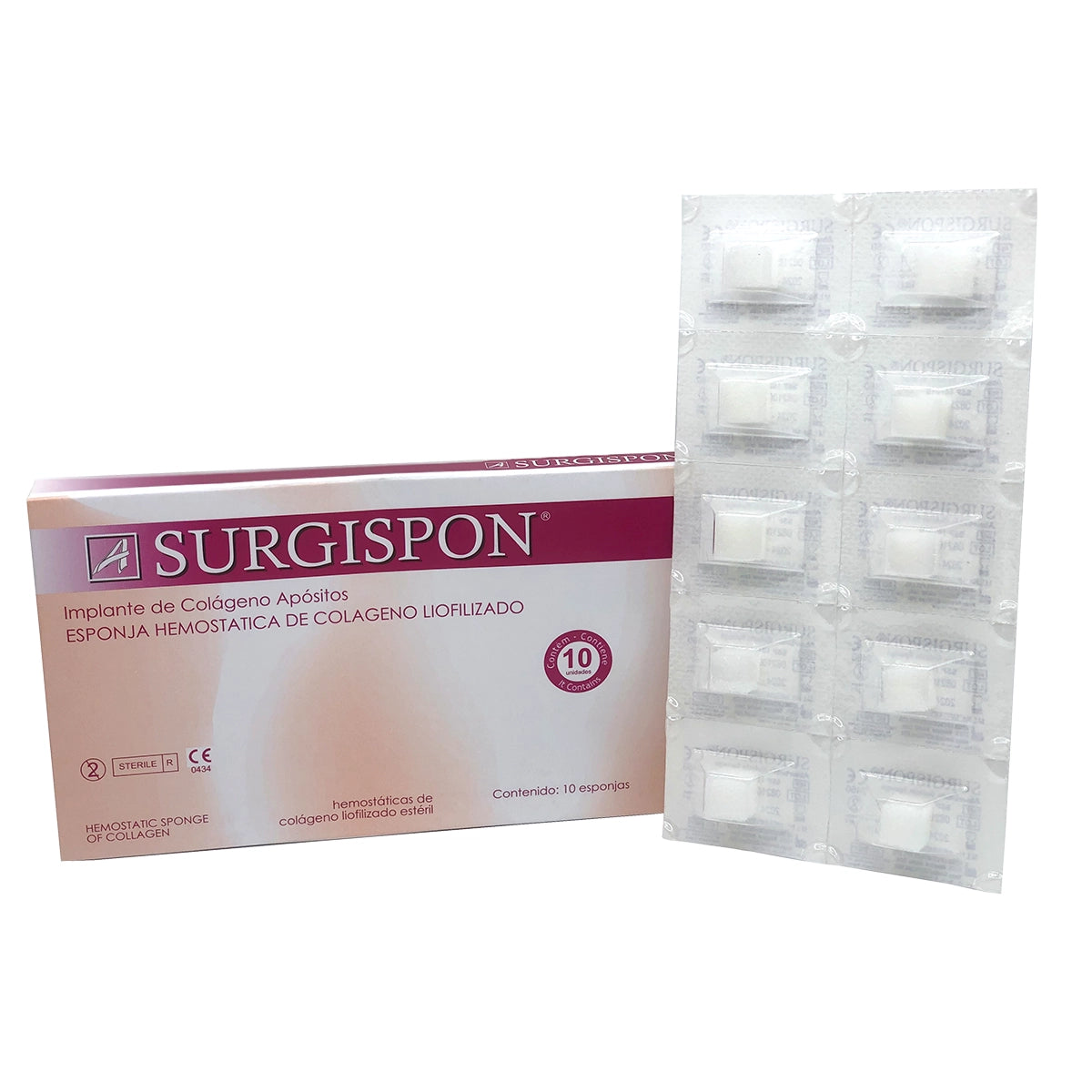 GELITAS HEMOSTATICAS SURGISPON 10 UNIDADES