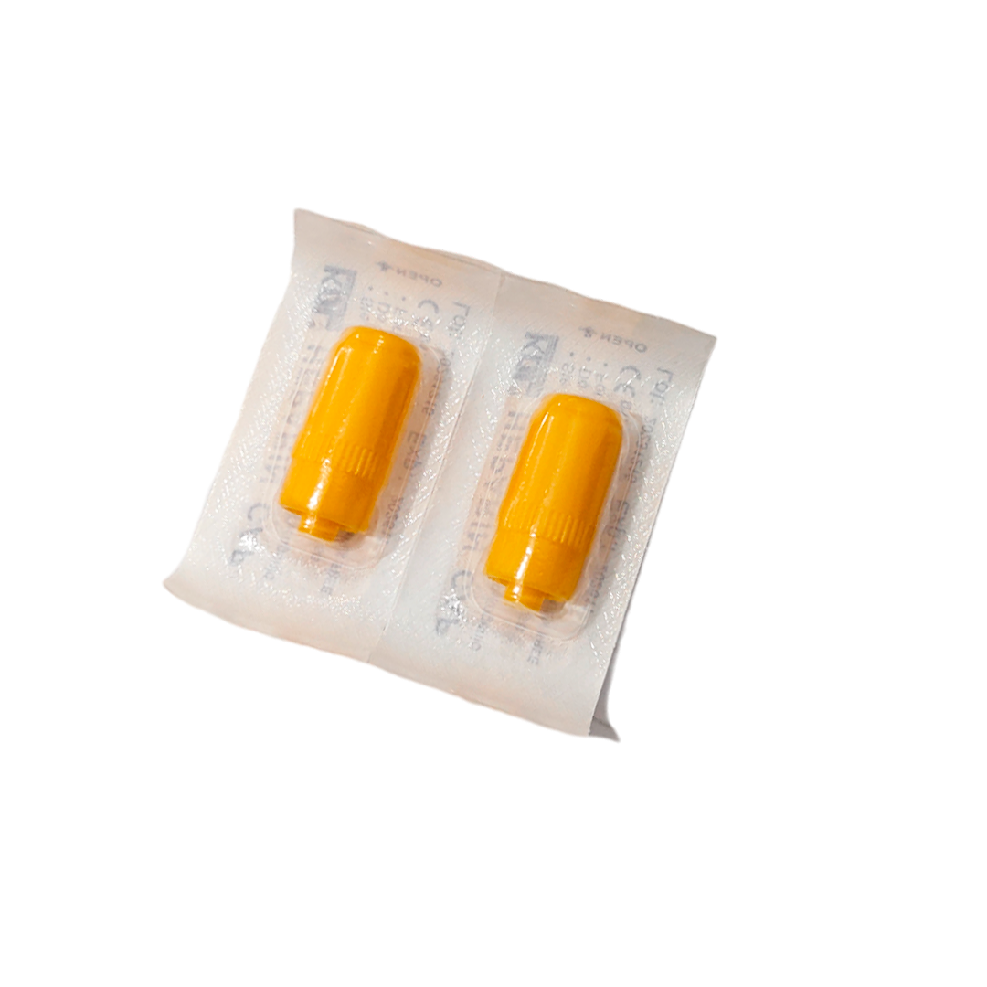 TAPA HEPARINA AMARILLA 100 UN