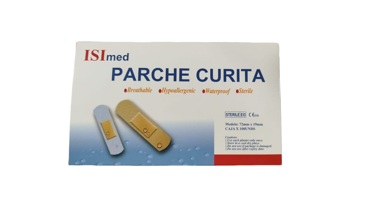 PARCHE CURITA RECTANGULAR 100 UN
