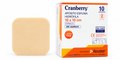 Apósito espuma hidrofílica Cranberry 10 x 10 cm, caja de 10 unidades