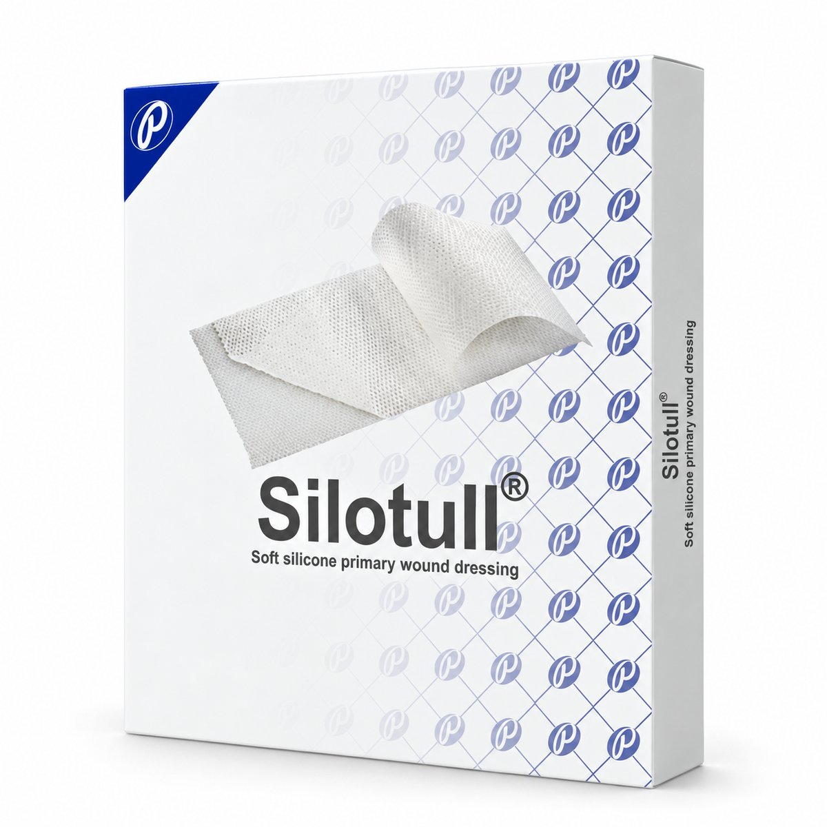 Apósito Silotull 10 x 10 cm, apósito de silicona suave