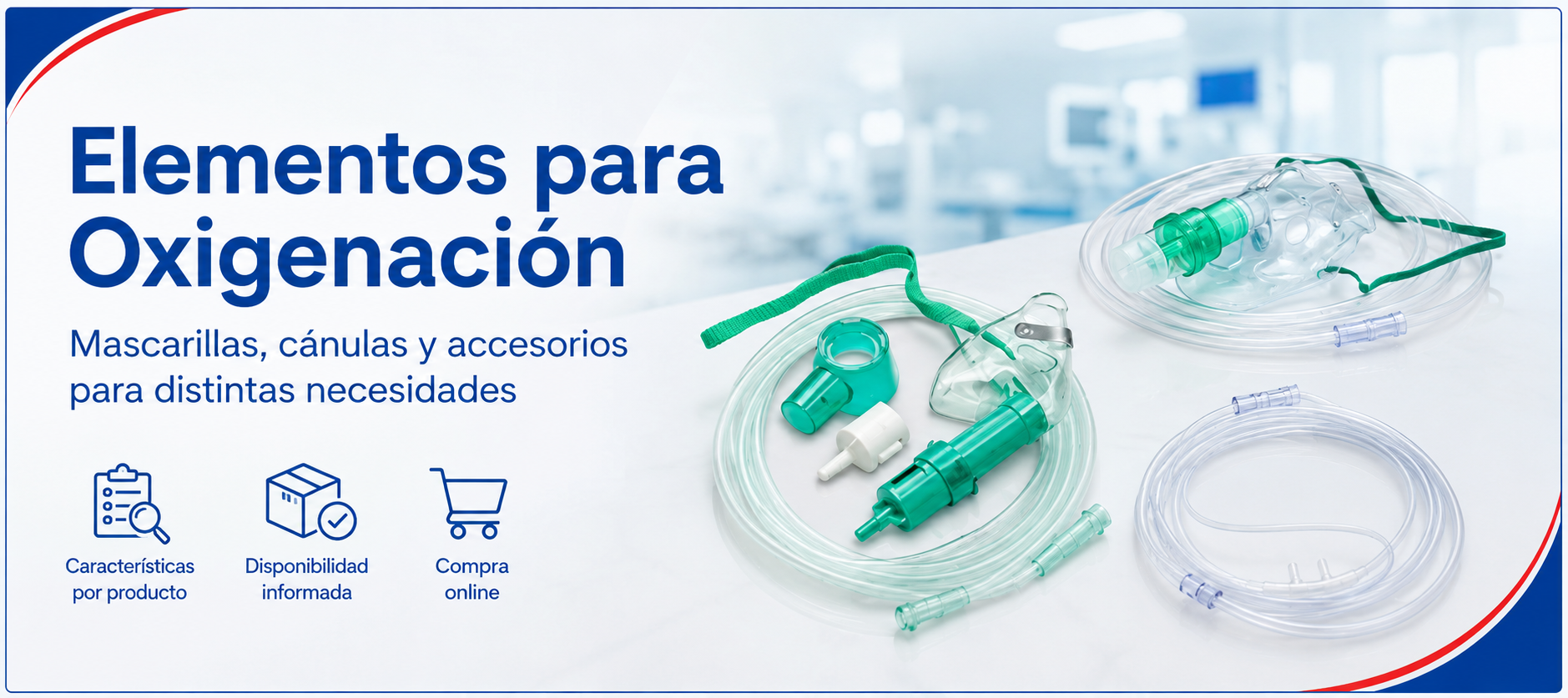 Elementos para oxigenación