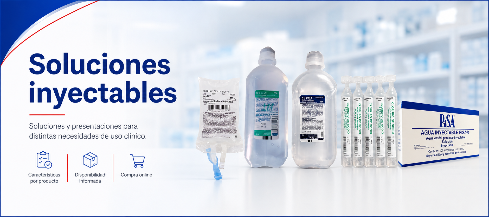 Soluciones inyectables