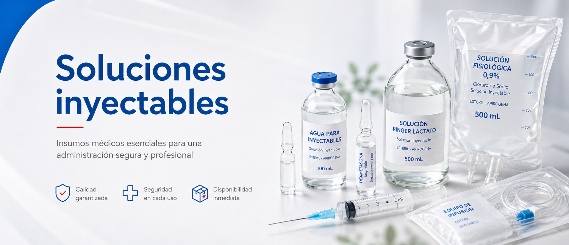 Soluciones inyectables