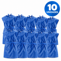 Pack de 10 batas de paciente desechables azules