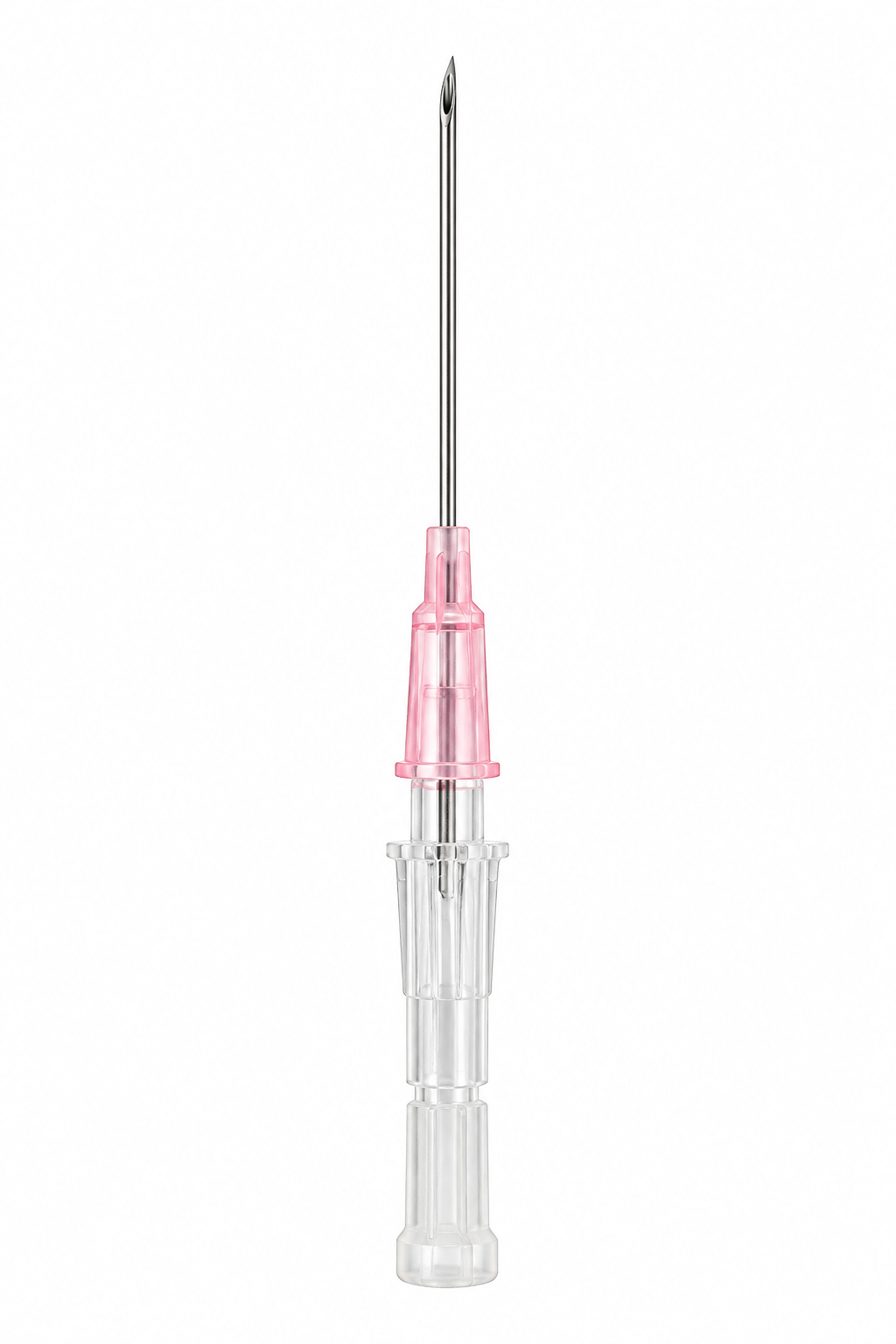 Catéter intravenoso por caja, calibre 20G color rosado
