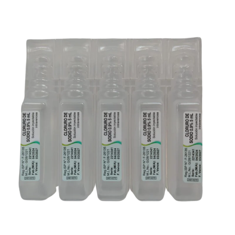 SUERO FISIOLÓGICO 5 ML PACK 5