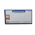 Guantes de nitrilo celeste Clean Carrier talla M, caja 100 unidades