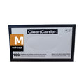Guantes de nitrilo negro Clean Carrier talla M, caja 100 unidades