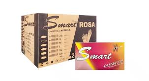 EMBALAJE GUANTES NITRILO ROSADO