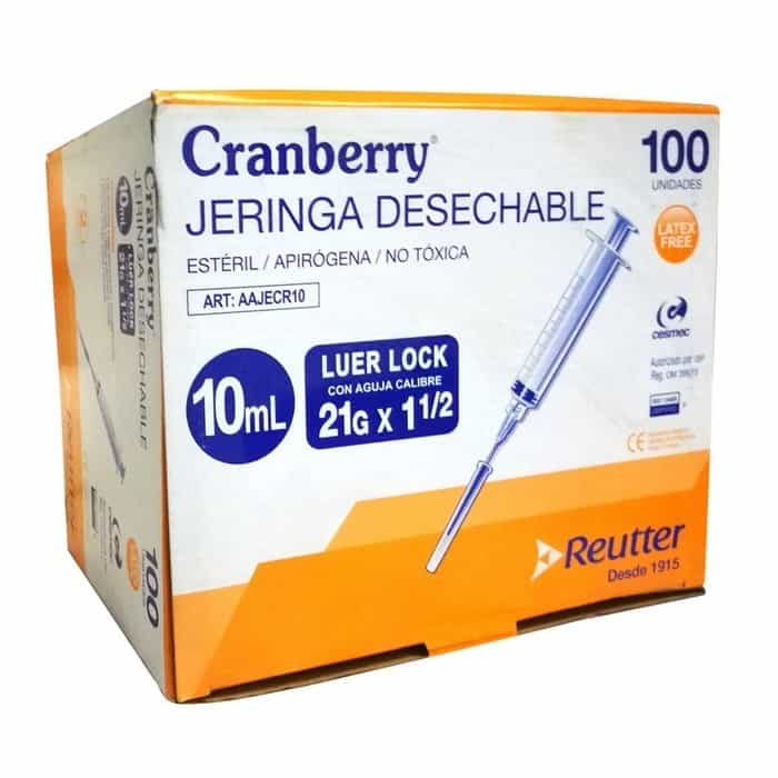 Jeringa Cranberry 10 ml — presentación seleccionada