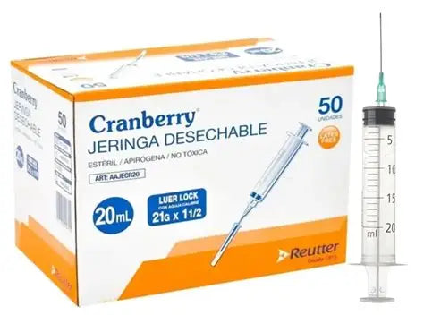 Jeringa Cranberry 20 ml — presentación seleccionada