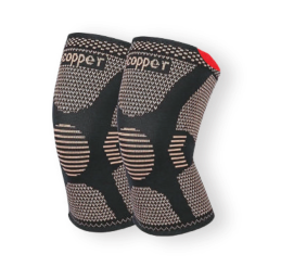 PAR RODILLERA COMPRESION COBRE